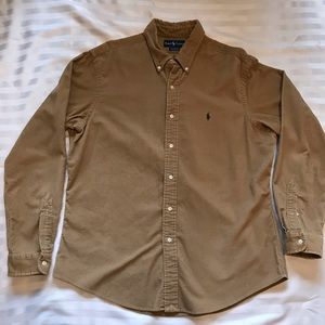 Vtg Ralph Lauren Polo Corduroy Shirt Mens XL